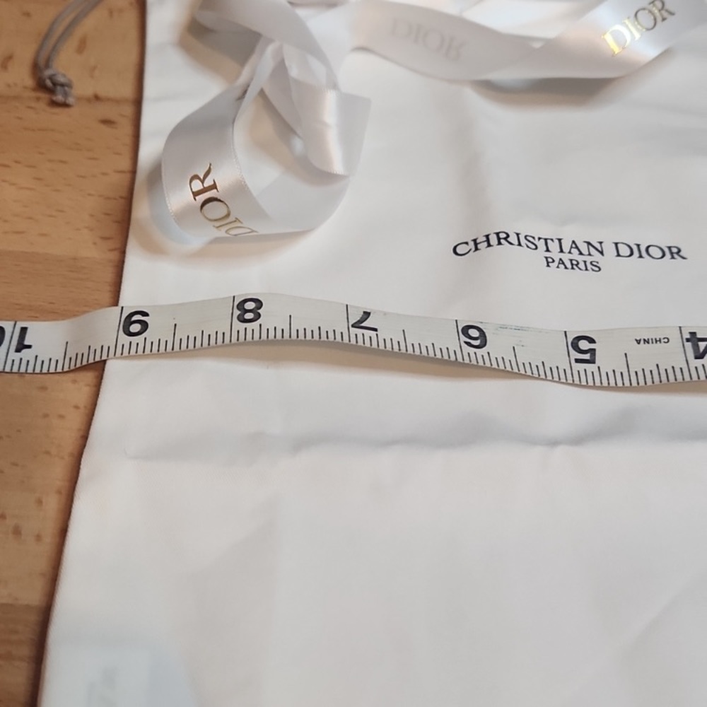 Christian Dior String Bag & Ribbon - Picture 8 of 8